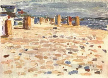 Beach Baskets In Holland Wassily Kandinsky Oil Paintings